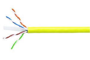 GigaSPEED XL® 1071E ETL Verified Category 6 U/UTP Cable, non-plenum, yellow jacket, 4 pair count, 1000 ft (…