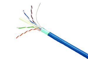 GigaSPEED X10D® 1291B ETL Verified Category 6A F/UTP Cable, non-plenum, blue jacket, 4 pair count, 1000 ft …