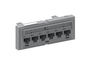 SYSTIMAX 360™ GigaSPEED X10D® Unshielded Distribution Module Cat6A, 6 port, Gray