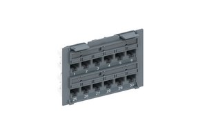 SYSTIMAX 360™ GigaSPEED XL® PATCHMAX® Unshielded Distribution Module Cat6, 12 port, Gray