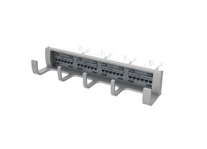 SYSTIMAX 360™ GigaSPEED X10D® PATCHMAX® GS6 Unshielded Patch Panel, Cat6A, 24 port, Silver