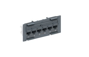SYSTIMAX 360™ GigaSPEED X10D® PATCHMAX® Unshielded Distribution Module Cat6A, 6 port, Gray