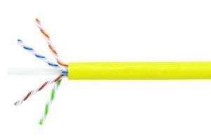 CommScope SYSTIMAX 1091B YEL C6A 4/23 U/UTP W1000 — 1000ft Reel