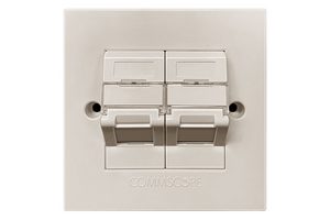 CommScope SYSTIMAX FP KIT, BS, 2 PORT, ANGLED SHU