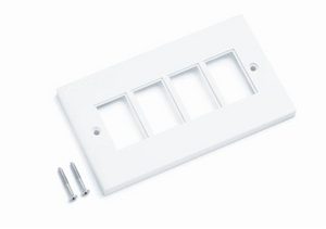 CommScope SYSTIMAX M14D-F-262 Faceplate, 4 port,