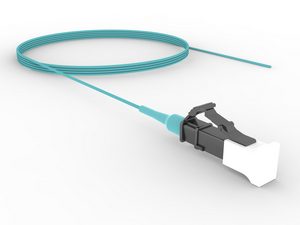 CommScope SYSTIMAX OM4 LC/UPC 0.9mm Simplex LSZH Multimode Fiber Pigtail