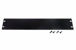 Blanking Panel, 2U, Black