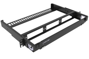 EPX 1U open fixed panel, accepts (3) LGX/PNL style splice cassettes, modules or panels, providing up to 36 …
