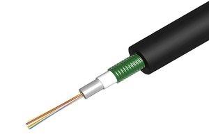 Fiber indoor/outdoor drop cable, LSZH, Gel-filled Central Tube, CST, 24 fiber, Multimode OM3, Meters jacket…