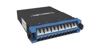 G2 MPOptimate® Singlemode  MPO-12 Distribution Module, 24LC to 2x12f MPOs pinned, internal shutters