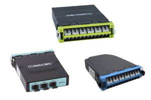 G2 MPOptimate® Singlemode  MPO-12 Distribution Module, 24LC APC to 2x12f MPOs pinned, internal shutters