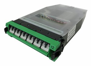 G2 Splice Cassette, 24LC/APC  with internal shutters, OS2, with pigtails