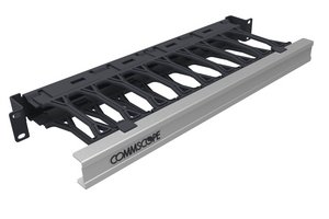 Horizontal Trough Kit, 1 RU, 19 in, single sided, silver