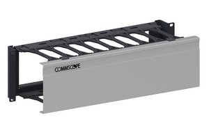Horizontal Trough Kit, 3 RU, 19 in, single sided, silver