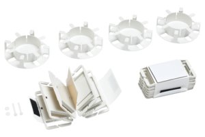 Splice Wallet Kit, 192 Single Fusion Splices (2x6x16), 4U Shelf, 4 Fiber Drums