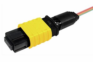 Qwik-Fuse MPO Connector, UNPINNED, Singlemode-APC, Yellow, Bare Ribbon cable,Female, High Performance, Sing…