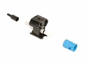 Qwik II  Connector™, ST, Singlemode-UPC, Blue, for 250/900um, single per pack