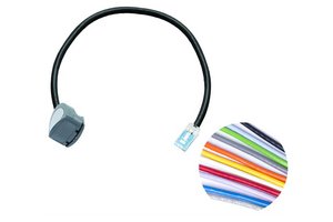 GigaSPEED X10D® VisiPatch® 360 to 360GS10E 4 Pair Solid Hybrid Patch Cord
